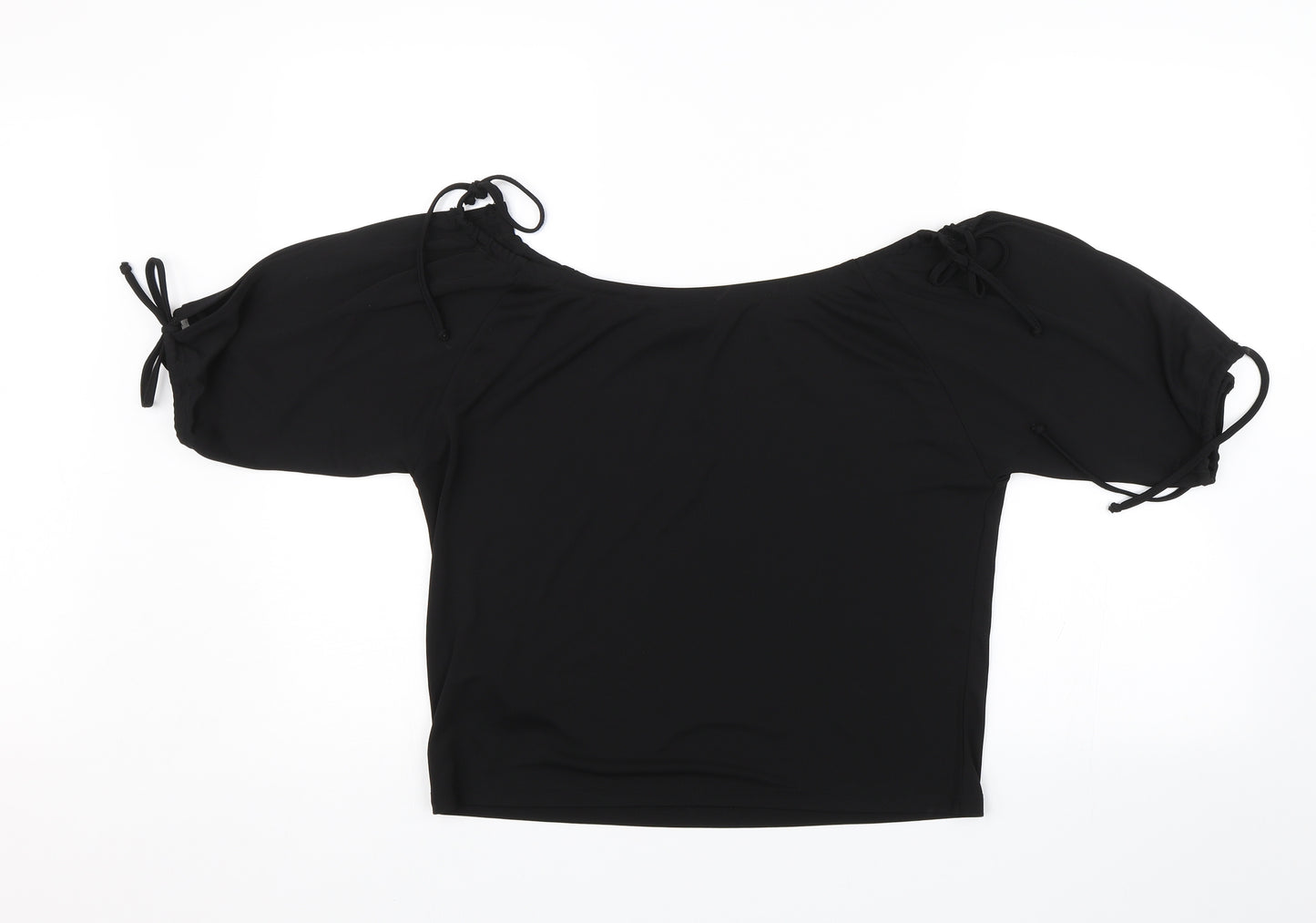 Topshop Womens Black   Basic Blouse Size 10