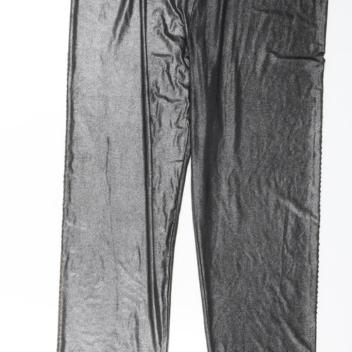 Ringspun Womens Silver   Jogger Leggings Size 4 L22 in