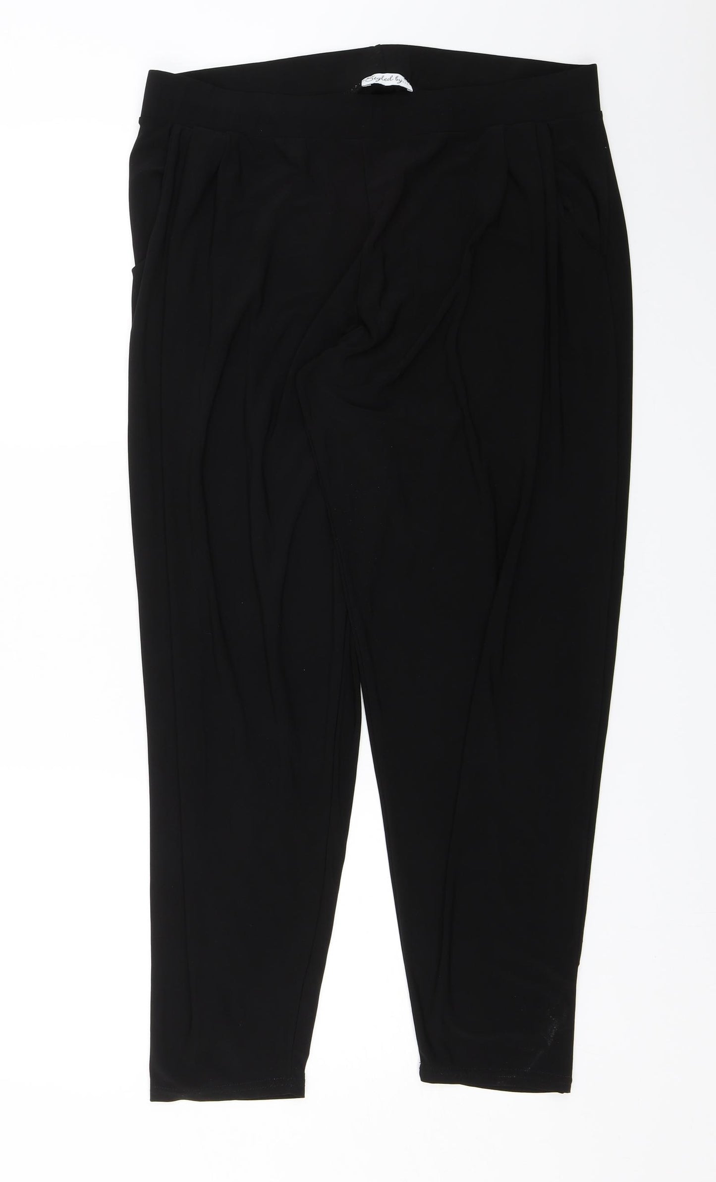 Styled By Womens Black   Dress Pants Trousers Size L L27 in