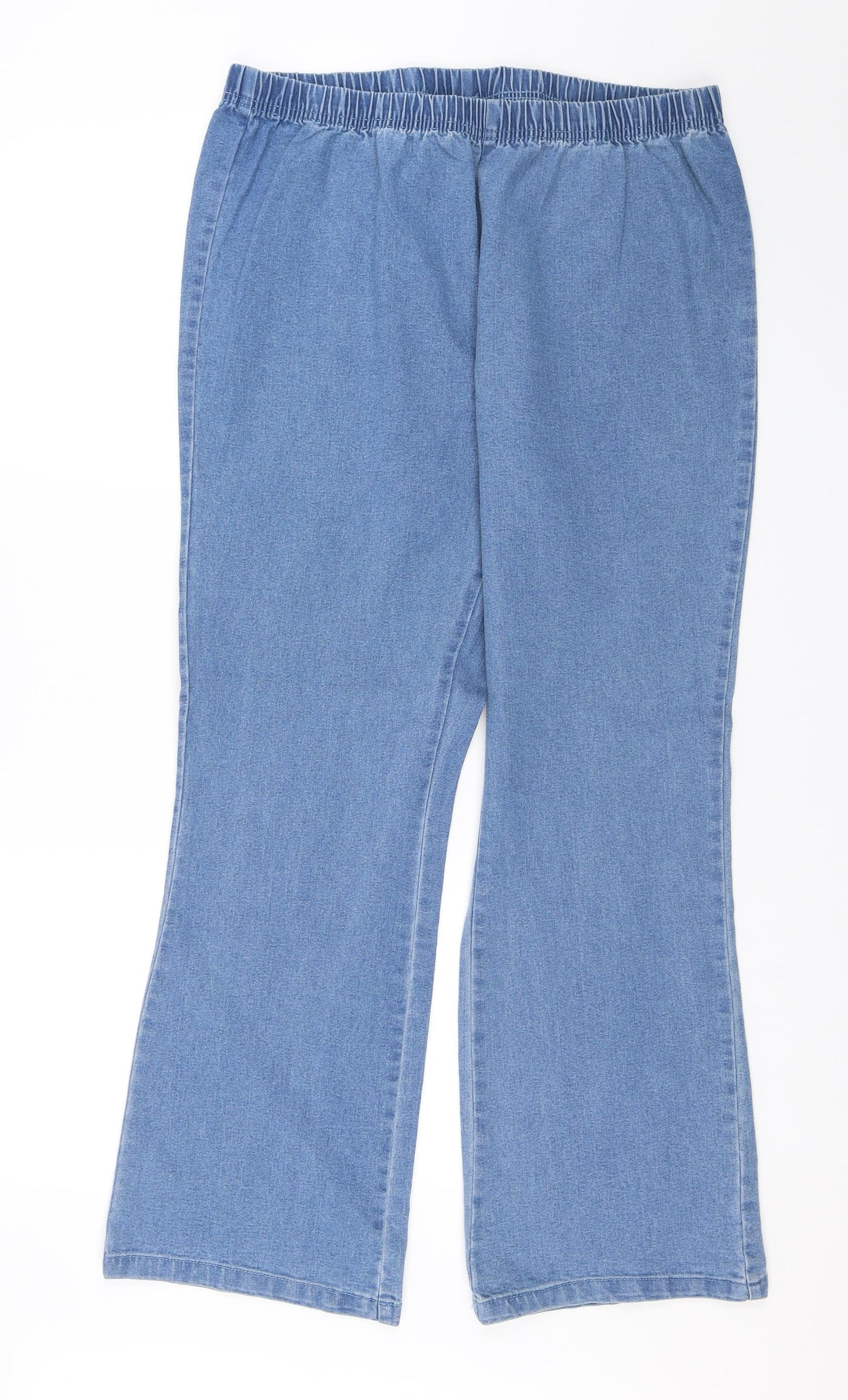 Simply Be Womens Blue  Denim Bootcut Jeans Size 20 L27 in
