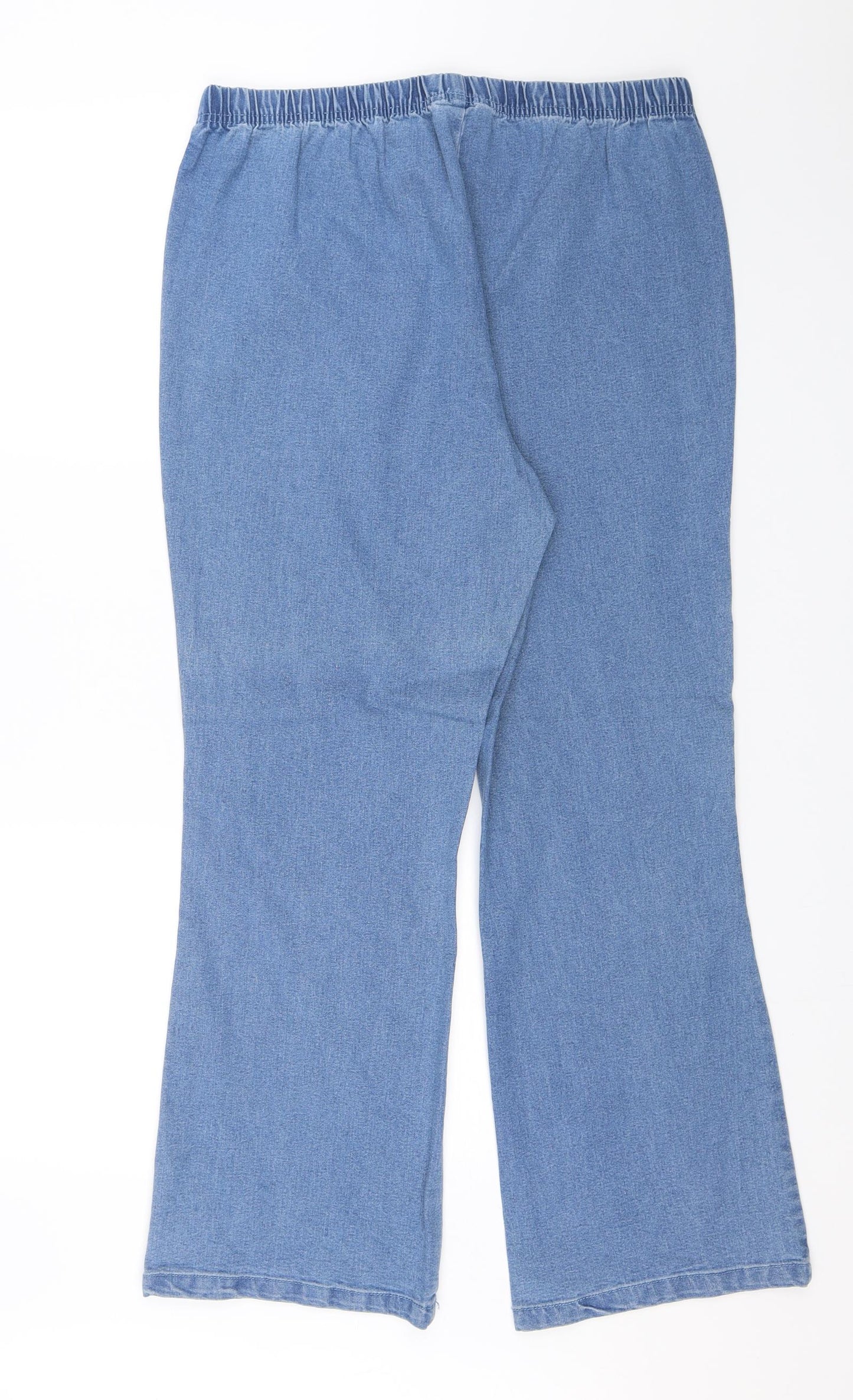Simply Be Womens Blue  Denim Bootcut Jeans Size 20 L27 in