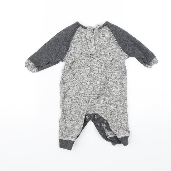 NEXT Baby Grey   Babygrow One-Piece Size 0-3 Months