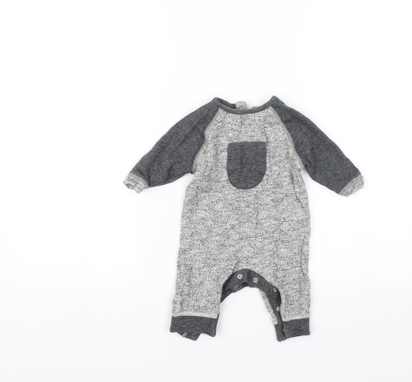NEXT Baby Grey   Babygrow One-Piece Size 0-3 Months