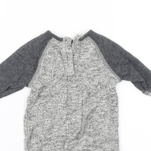NEXT Baby Grey   Babygrow One-Piece Size 0-3 Months