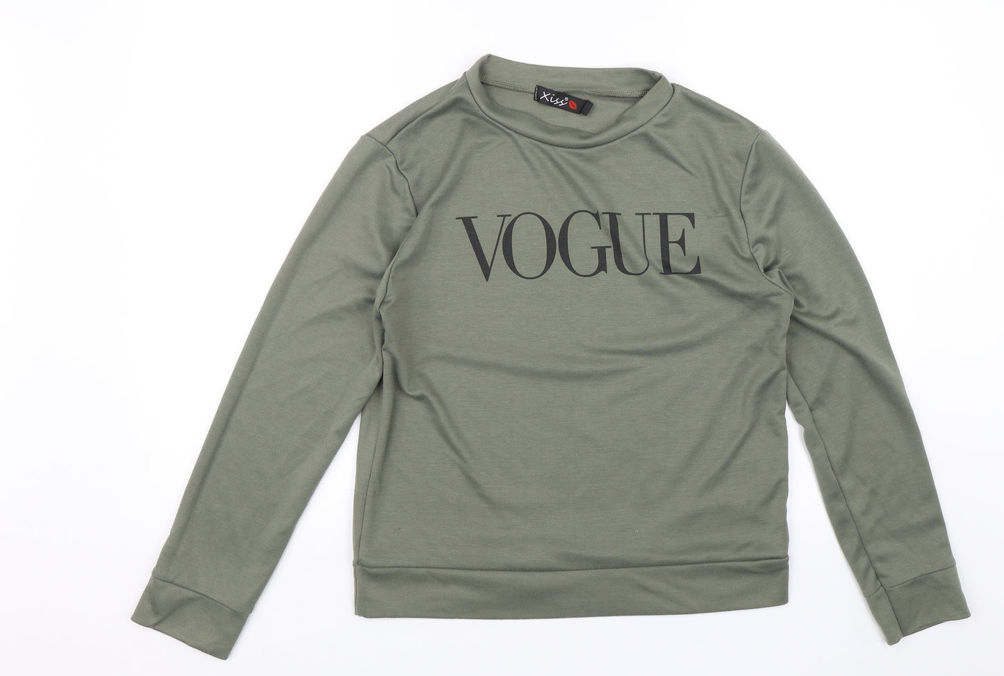 Xiss Womens Green   Pullover Jumper Size 16  - Vogue