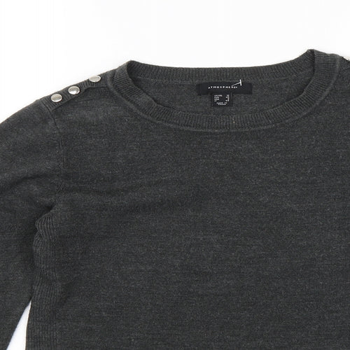 Atmosphere Womens Grey   Pullover Jumper Size 12