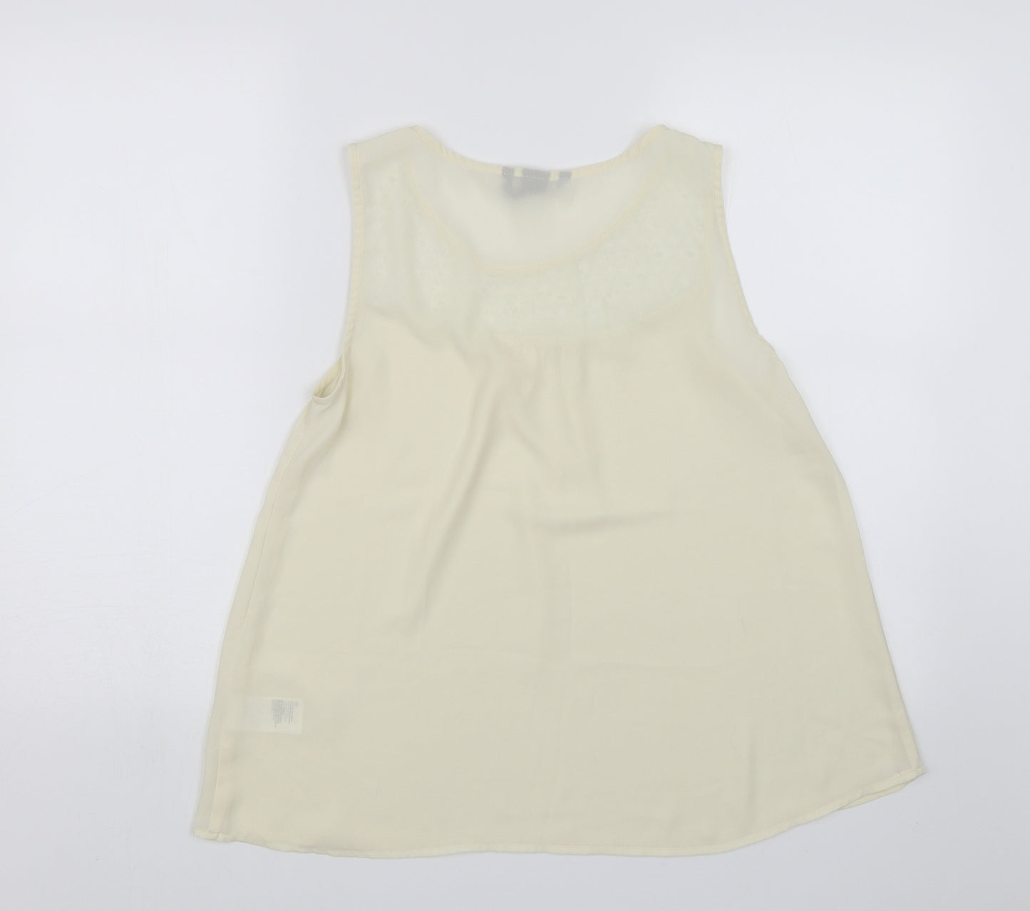 H&M Womens Ivory   Basic Blouse Size 8