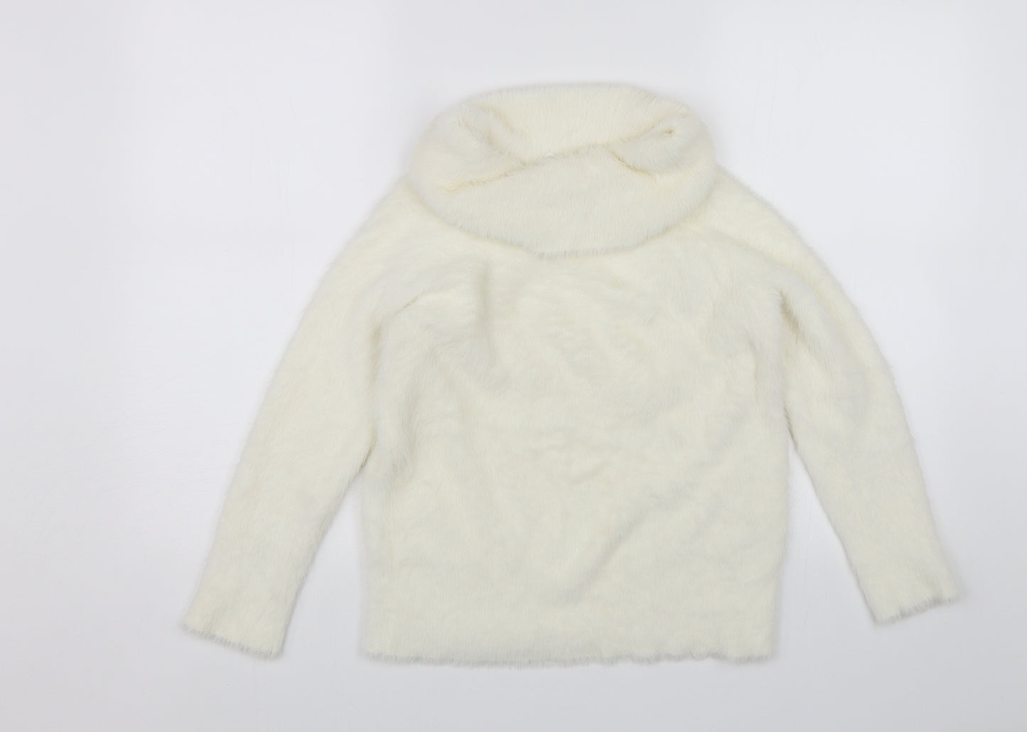 Julien Macdonald Womens White   Pullover Jumper Size 10