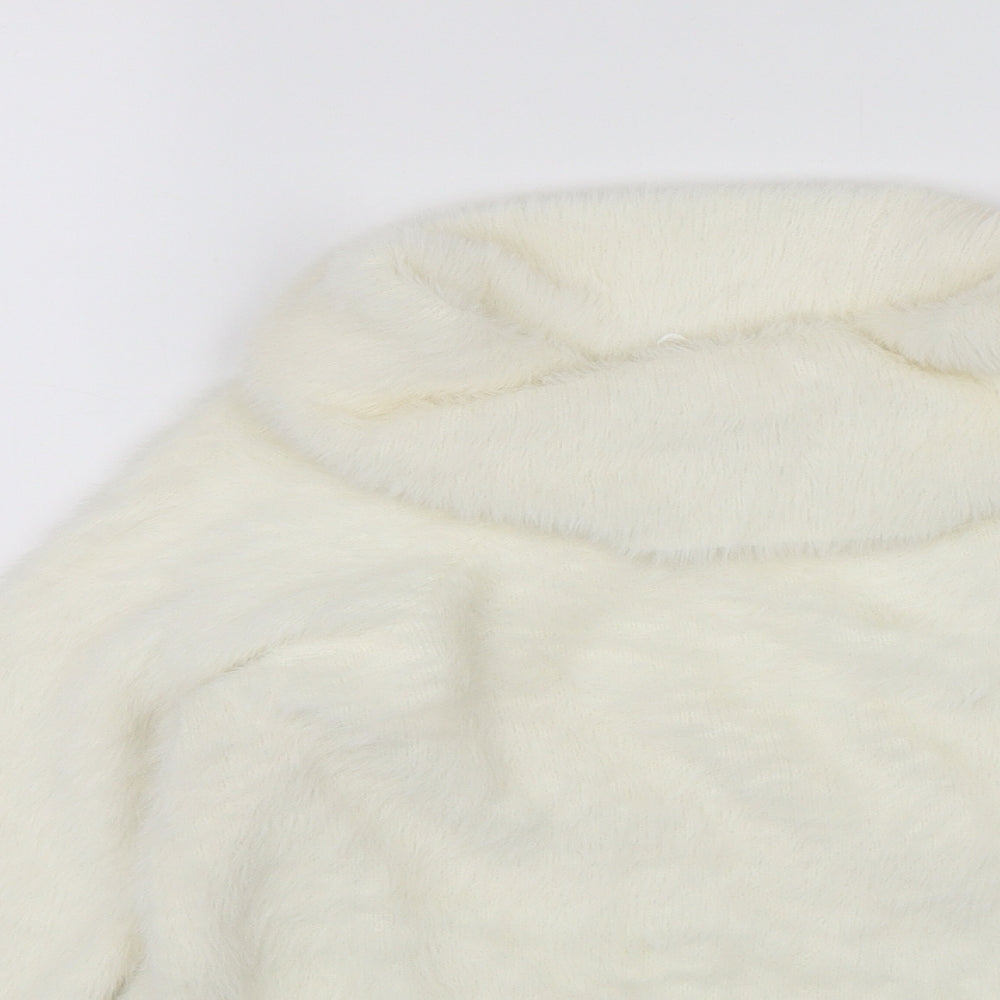 Julien Macdonald Womens White   Pullover Jumper Size 10