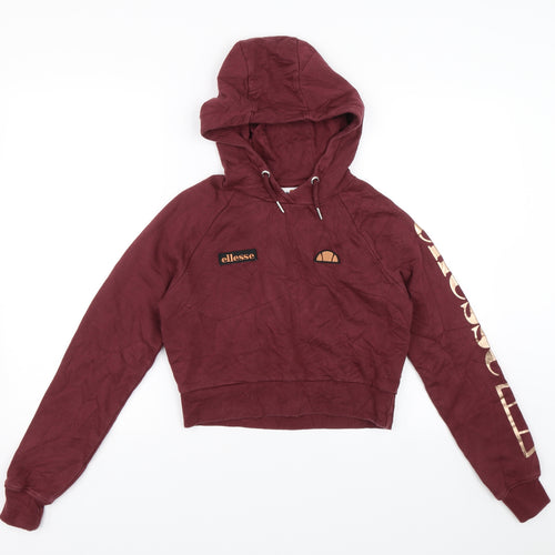 ellesse Womens Red   Pullover Hoodie Size 6