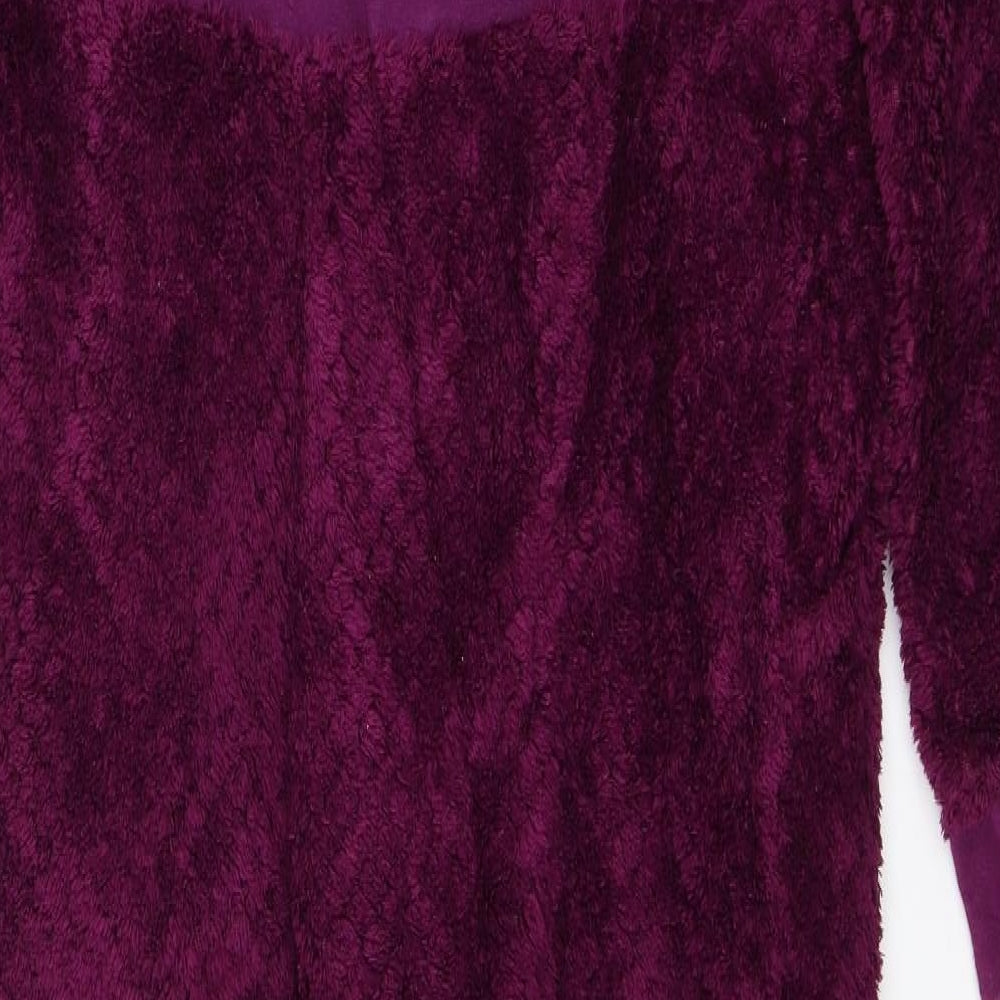 ESMARA Womens Purple Solid  Top One Piece Size S