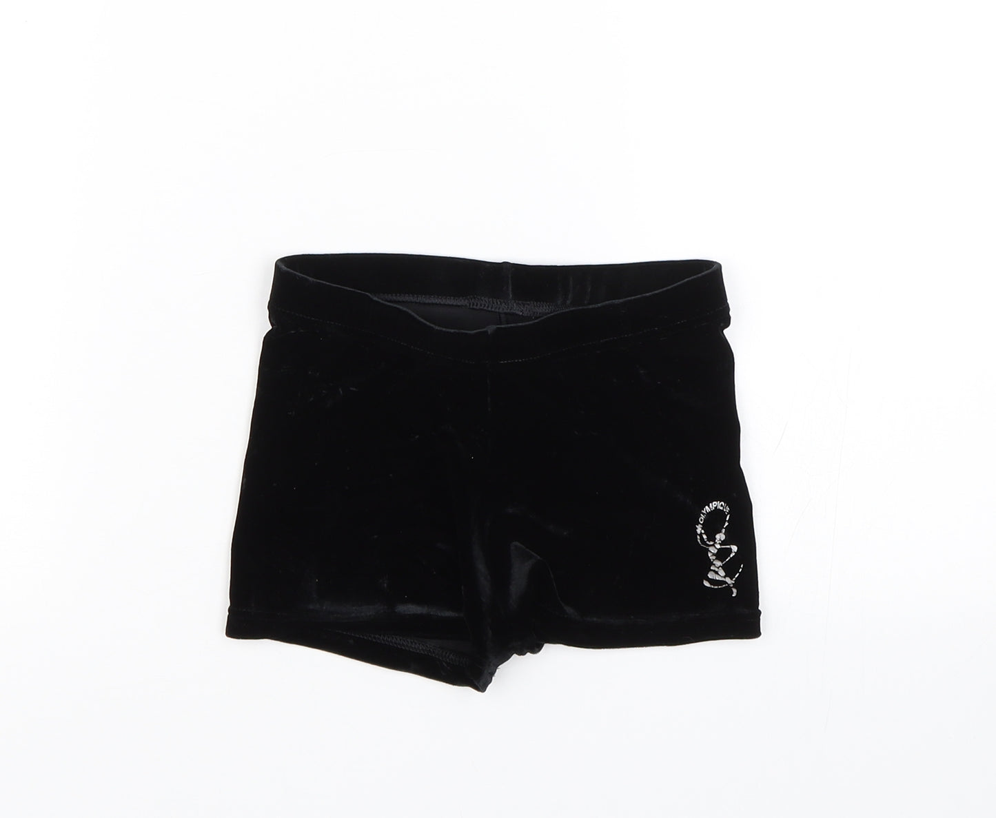 Olympique Girls Black   Sweat Shorts Size 10 Years - size 28