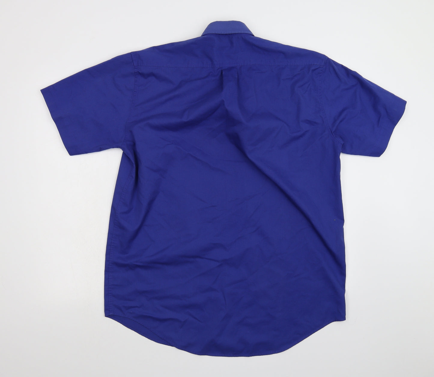 Pierre Cardin Mens Blue    Button-Up Size L