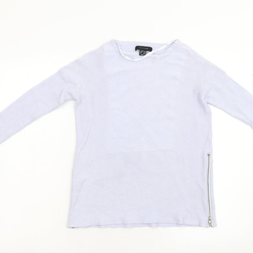 Primark Womens Blue  Knit Pullover Jumper Size S