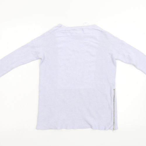 Primark Womens Blue  Knit Pullover Jumper Size S