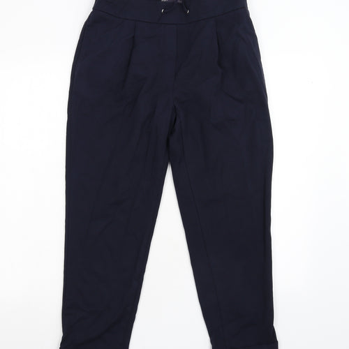 M&S Womens Blue   Trousers  Size 12 L25 in - Short
