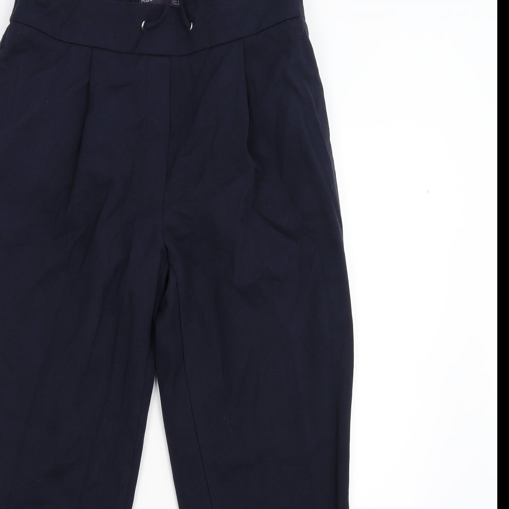 M&S Womens Blue   Trousers  Size 12 L25 in - Short