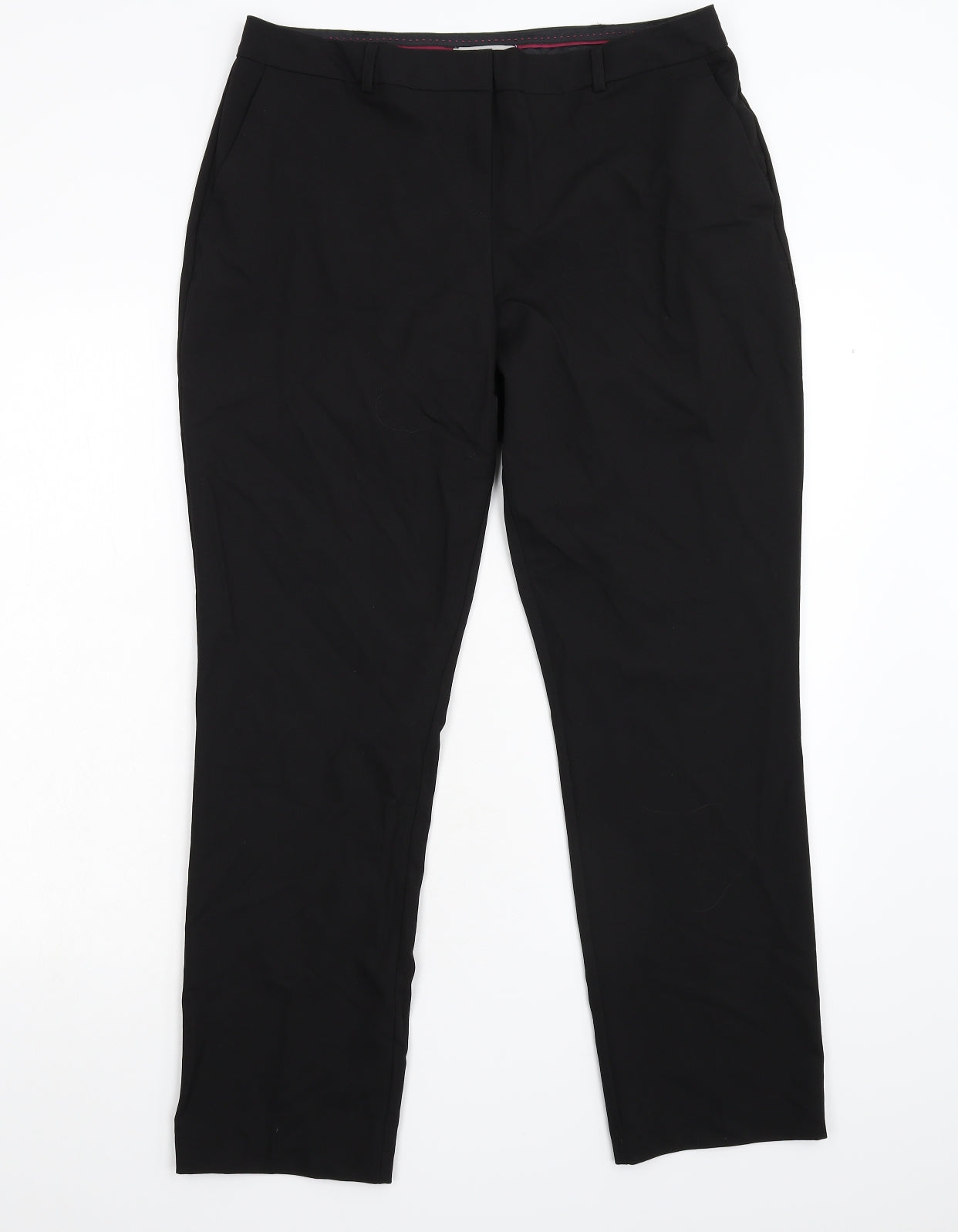 Nutmeg Womens Black   Trousers  Size 14 L29 in