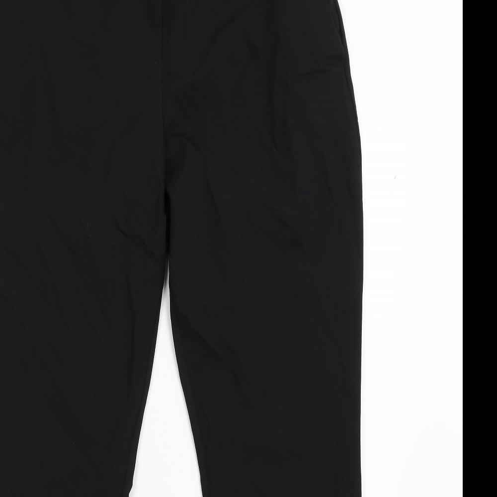 Nutmeg Womens Black   Trousers  Size 14 L29 in