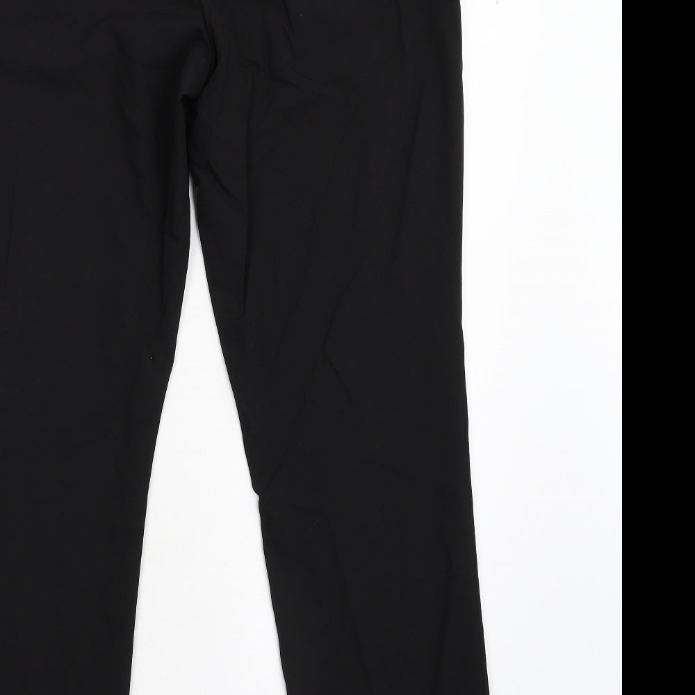 Nutmeg Womens Black   Trousers  Size 14 L29 in