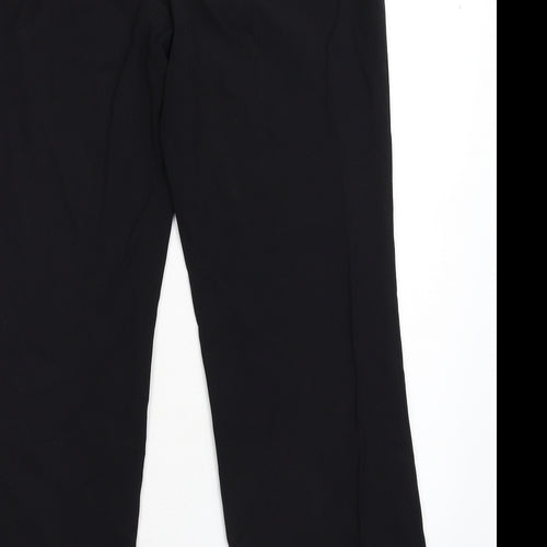 M&S Womens Black   Trousers  Size 14 L29 in