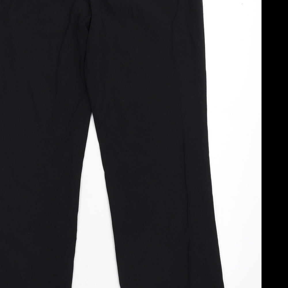 M&S Womens Black   Trousers  Size 14 L29 in