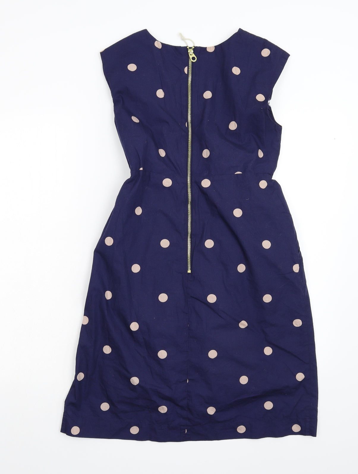 Joules Womens Blue Polka Dot  Fit & Flare  Size 10