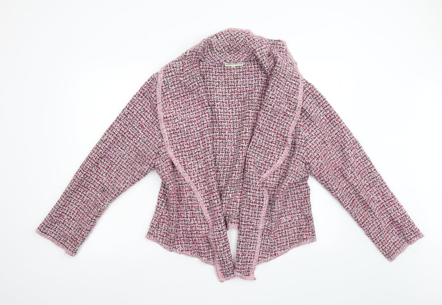 Weave of the Irish Womens Pink  Knit Jacket  Size L