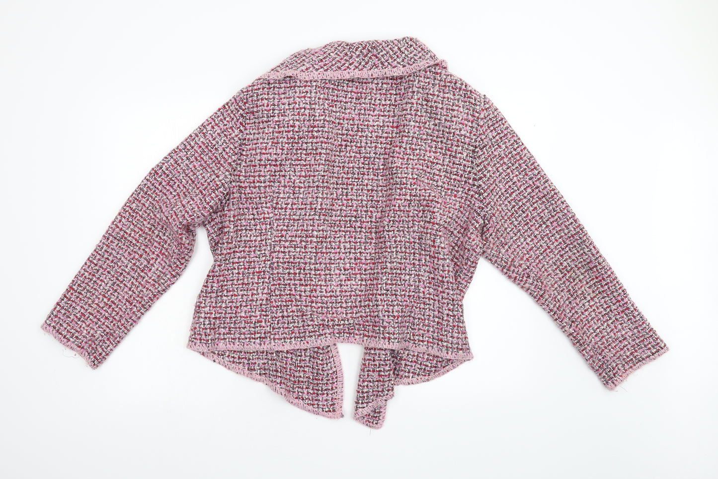 Weave of the Irish Womens Pink  Knit Jacket  Size L