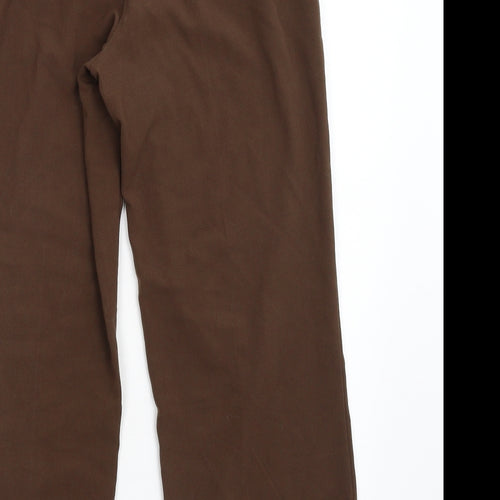 Damart Womens Brown   Cropped Trousers Size 12 L24 in