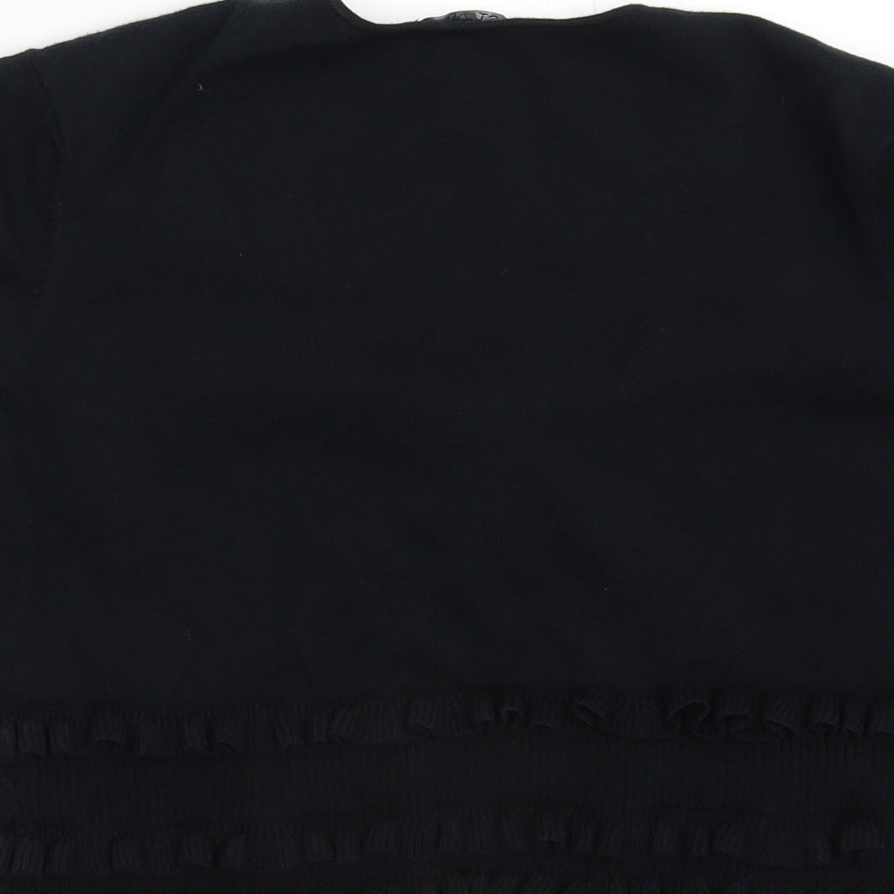 Star by Julien MacDonald Womens Black  Knit Shrug Jumper Size 12