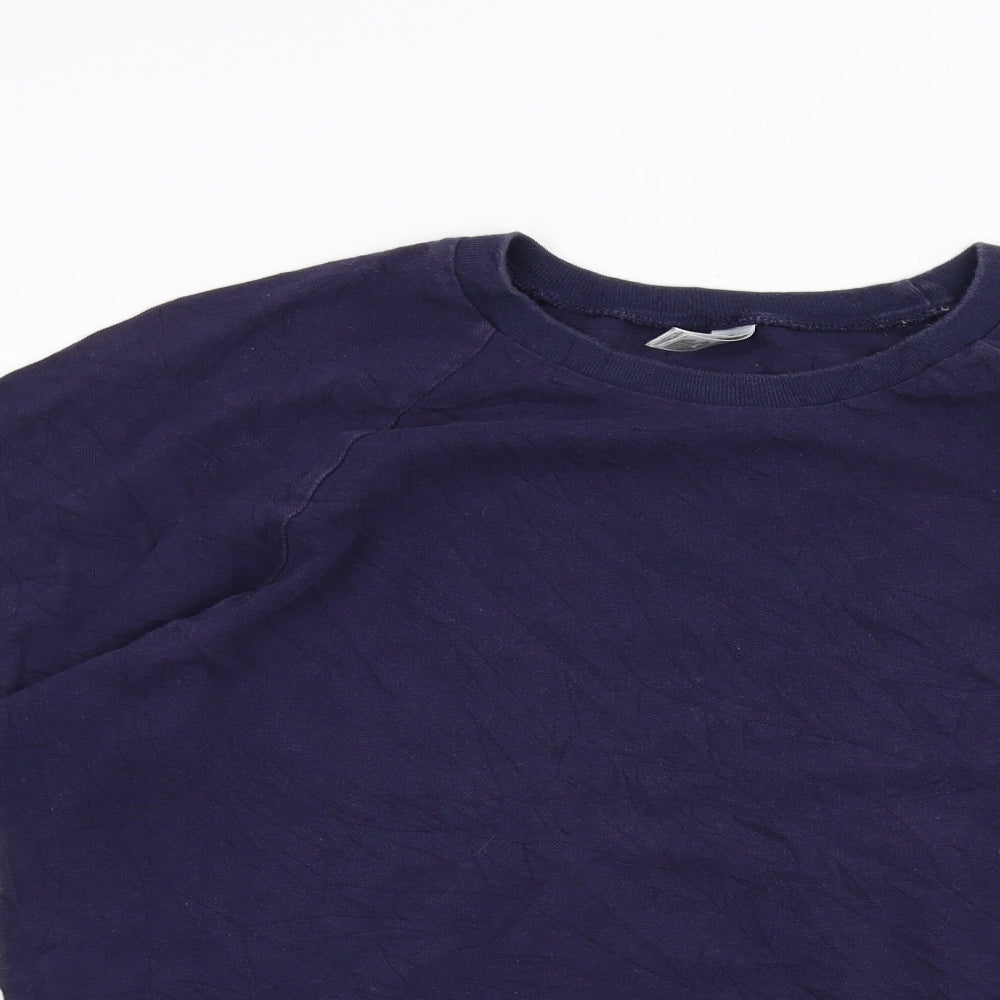 American Apparel Mens Blue   Pullover Sweatshirt Size M