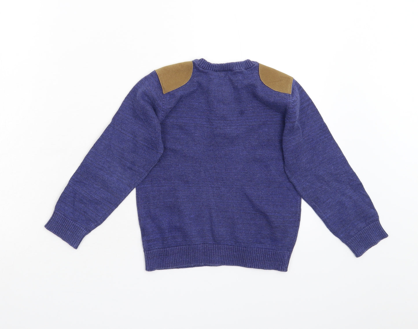 F&F Boys Blue   Pullover Jumper Size 6-7 Years