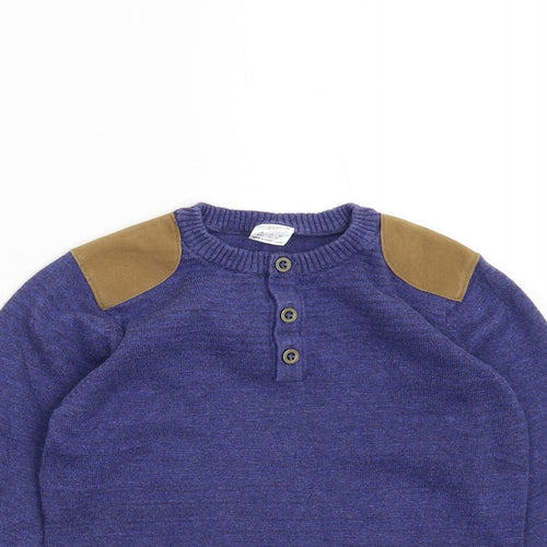 F&F Boys Blue   Pullover Jumper Size 6-7 Years
