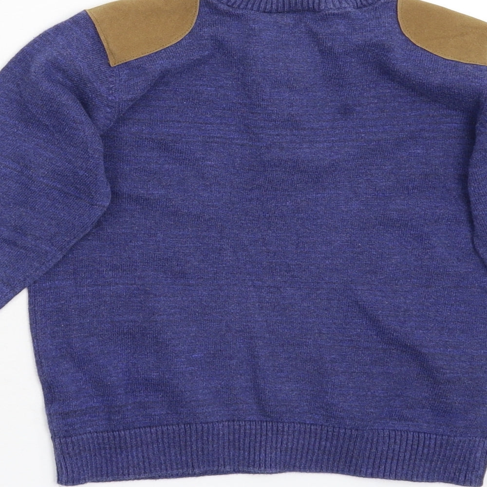 F&F Boys Blue   Pullover Jumper Size 6-7 Years
