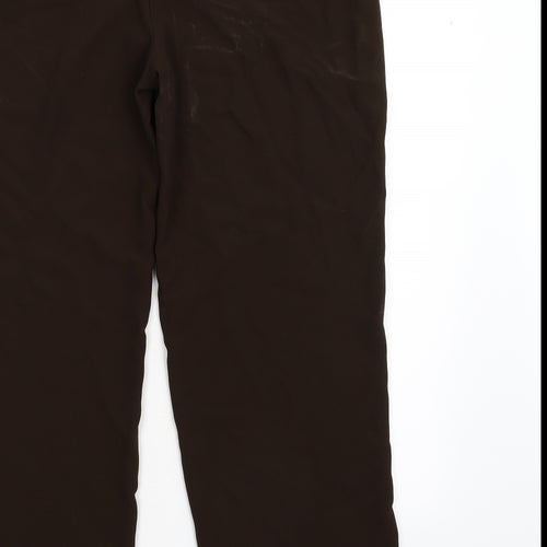 Kirgozler Womens Brown   Trousers  Size 46 L31 in