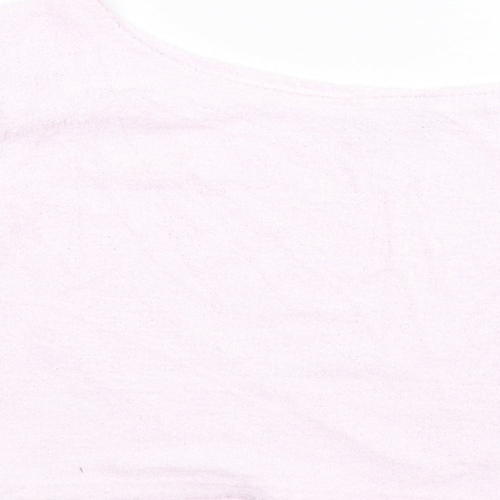 ASOS Womens Pink  Fleece Pullover Jumper Size 10