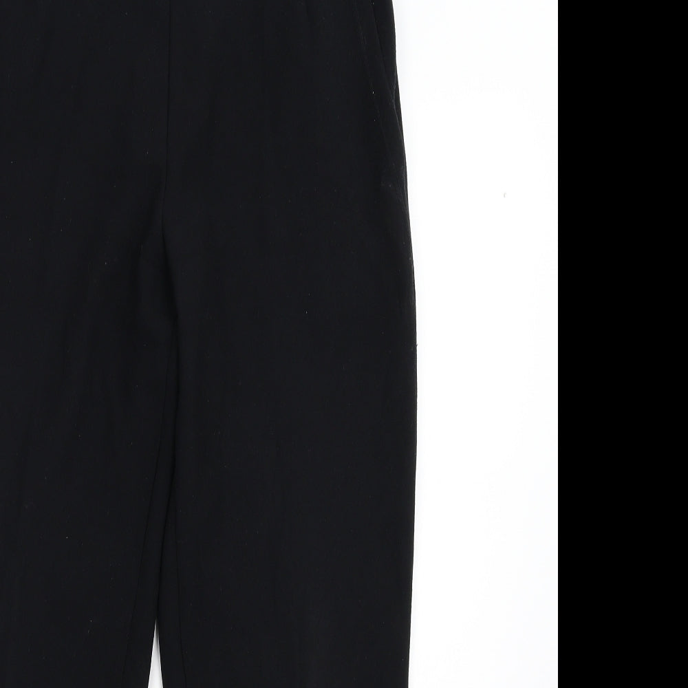 M&S Womens Black   Trousers  Size 10 L25 in - Short