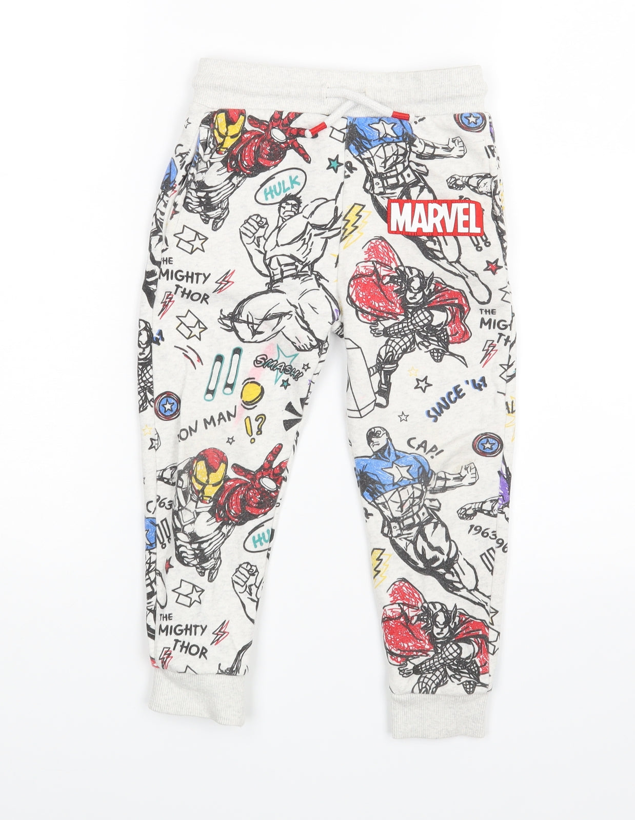 Marvel Boys Grey    Pyjama Pants Size 3-4 Years
