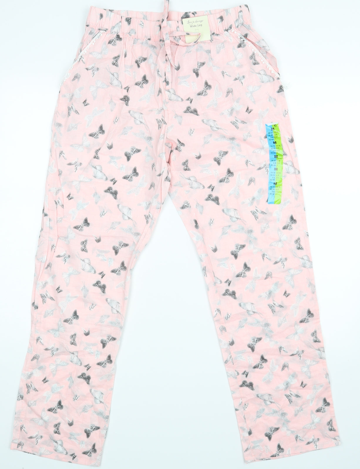 Love To Lounge Womens Pink Animal Print   Pyjama Pants Size 10