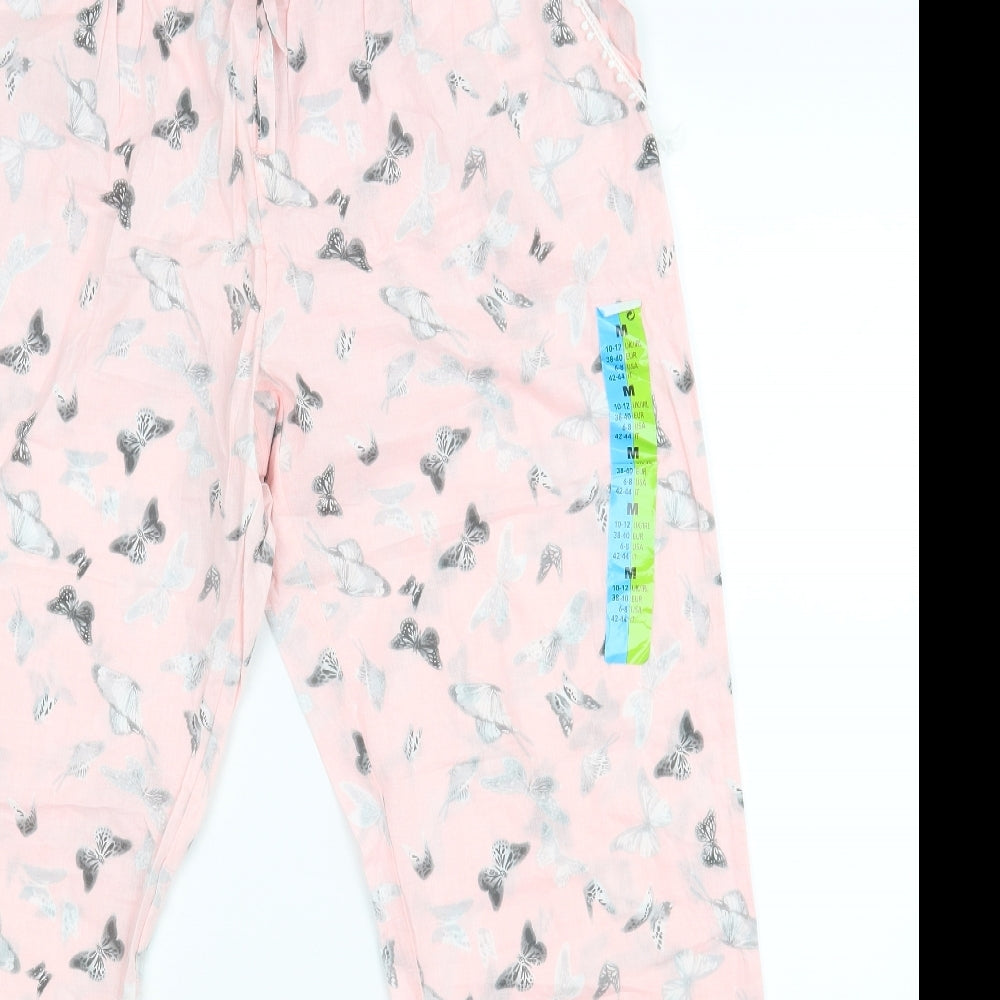 Love To Lounge Womens Pink Animal Print   Pyjama Pants Size 10