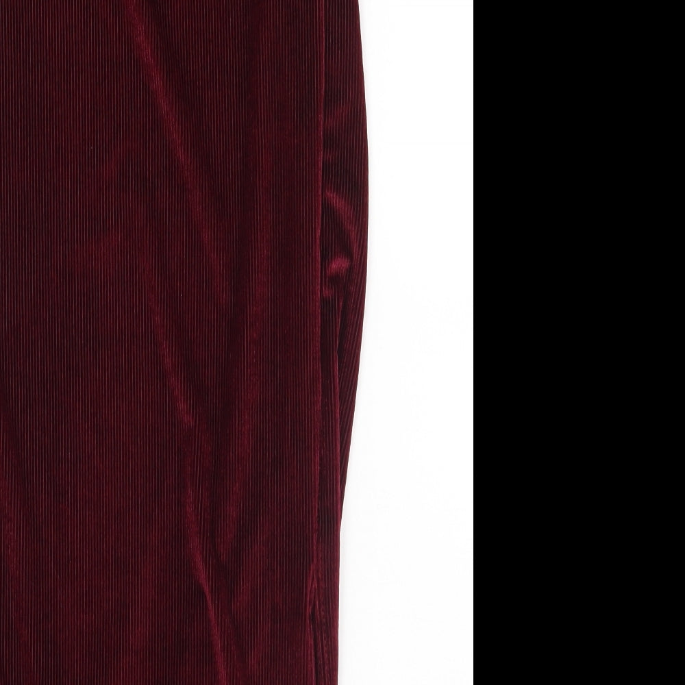 Boohoo Womens Purple   Straight & Pencil Skirt Size 6