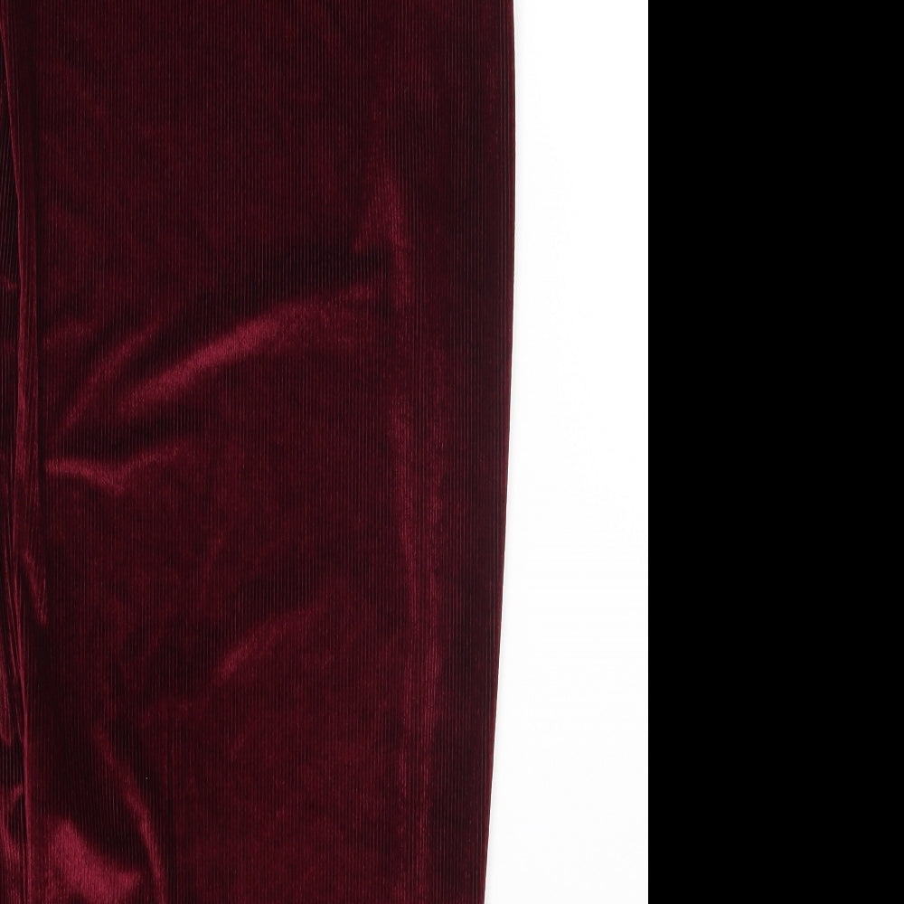 Boohoo Womens Purple   Straight & Pencil Skirt Size 6