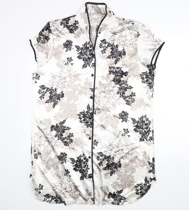 Intrigue Womens White Floral Pencil Dress Size 12