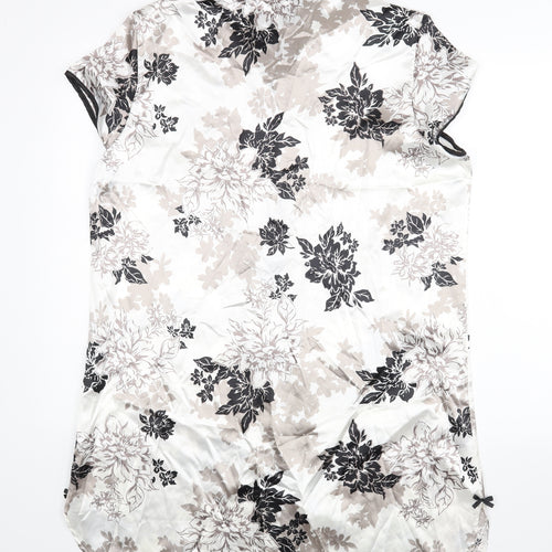 Intrigue Womens White Floral  Pencil Dress  Size 12