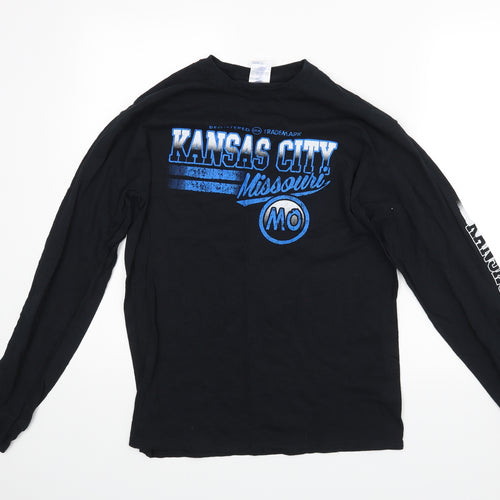 Gildan Mens Black    T-Shirt Size M