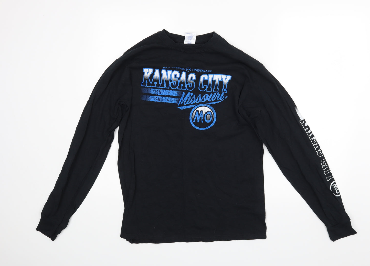 Gildan Mens Black    T-Shirt Size M