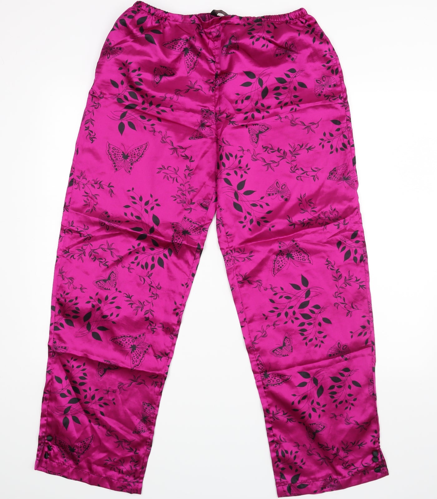 Secret Posessions Womens Pink Floral   Pyjama Pants Size 10