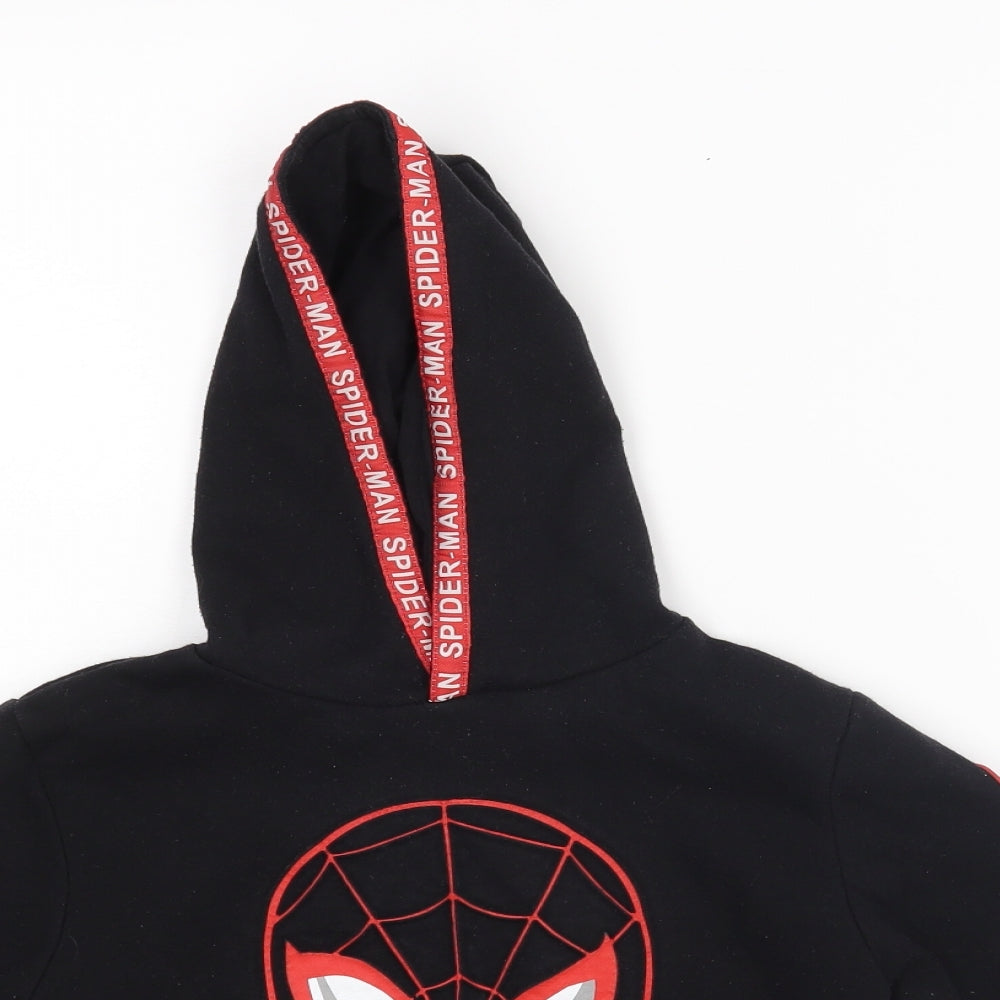 Marvel Boys Black   Pullover Hoodie Size 4-5 Years