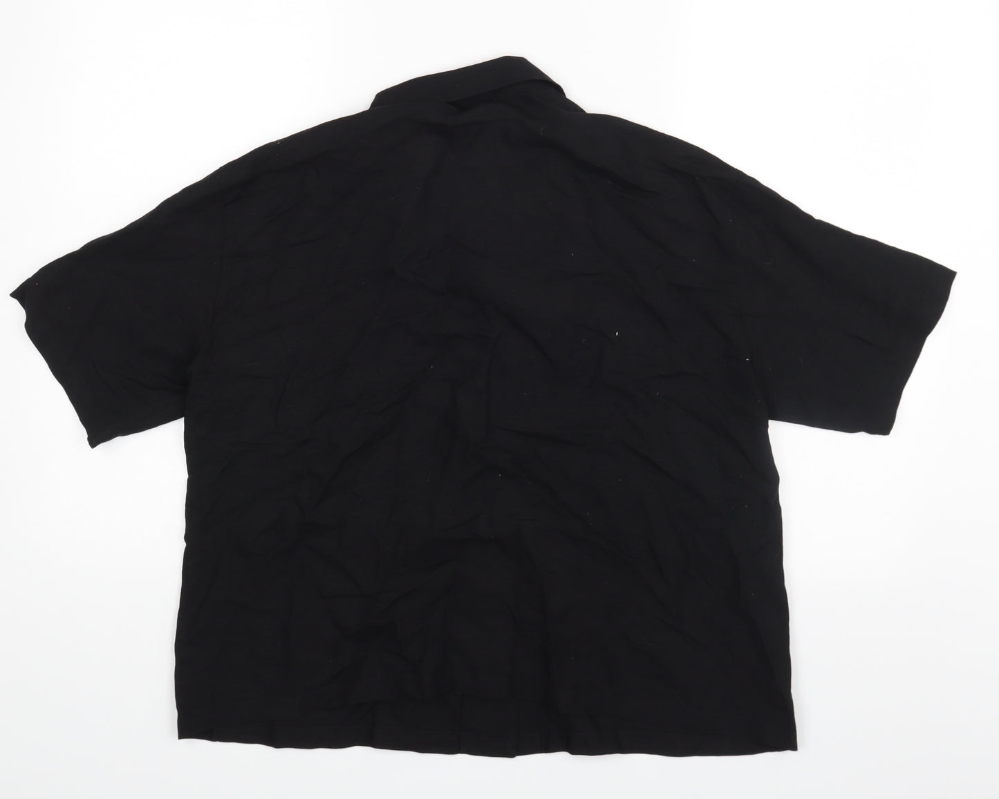 Uni Qlo Womens Black   Basic Blouse Size M